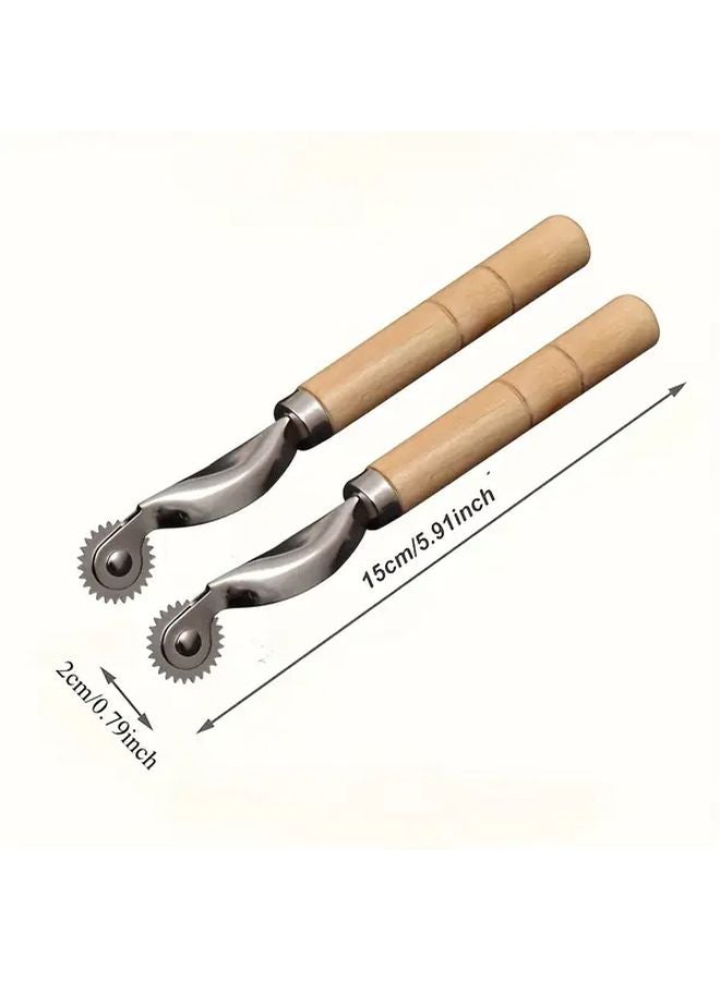 Manual Metal Roller Paper Punching And Creasing Tool 1pc For DIY Crafts Cardboard - Image 3